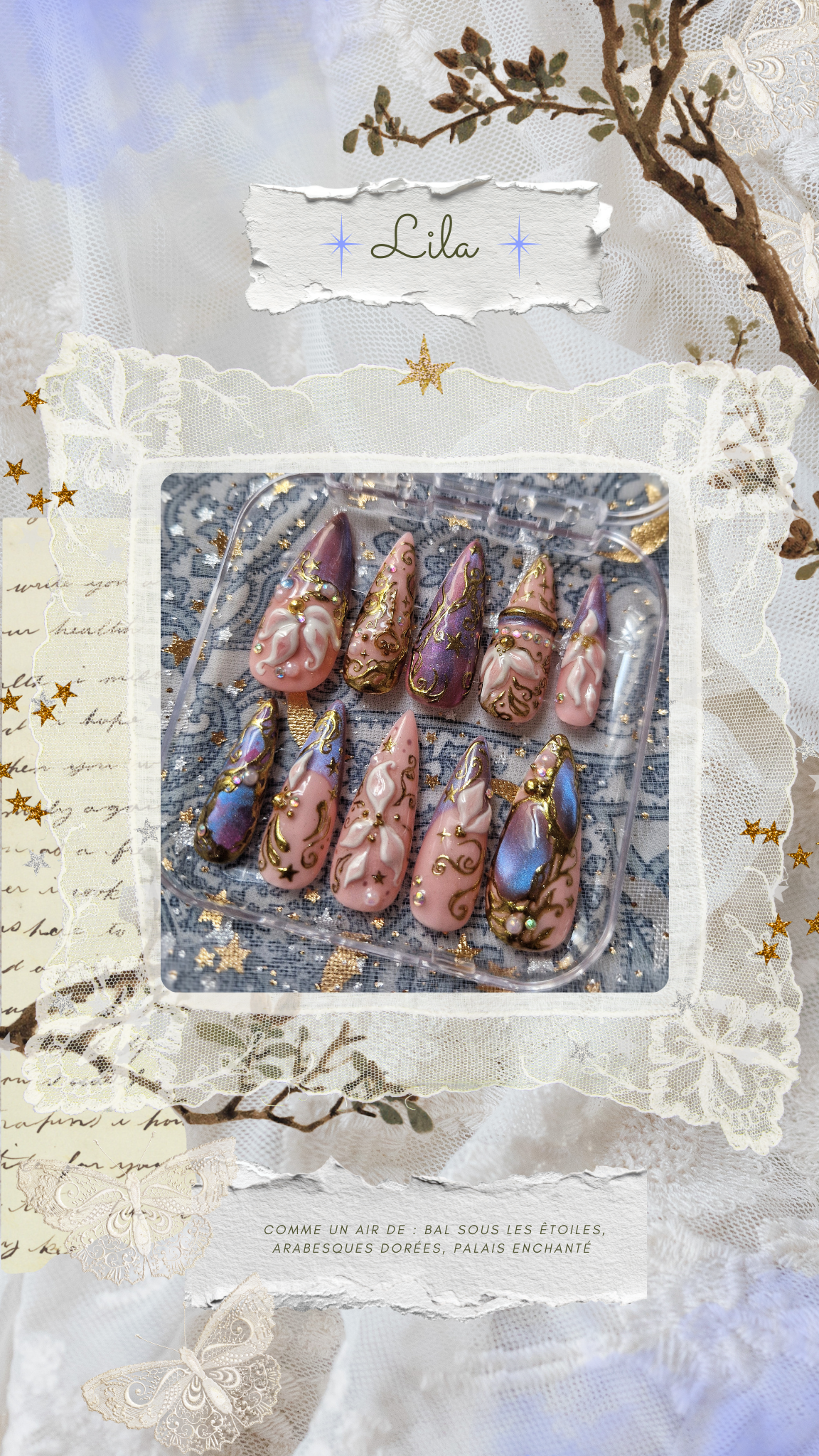 ✧Press-On Nails personnalisés✧